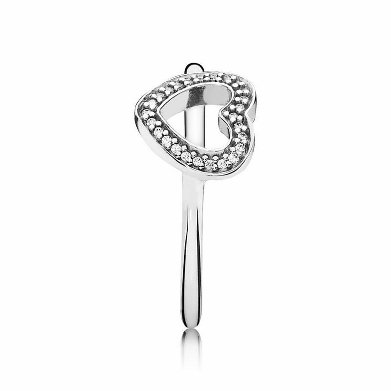 Pandora Be My Valentine Stackable Ring Silver Egypt UX1903248